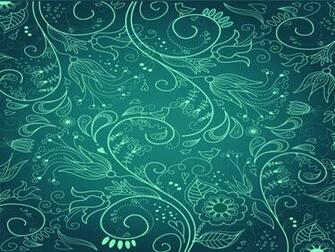 Artistic Teal Floral Wallpaper Wallpaper55 Best