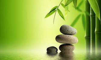Bamboo Stacked Rocks Computer Wallpaper Desktop Background