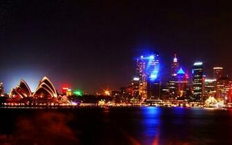 High Definition Sydney Night Lights Wallpaper Travel HD