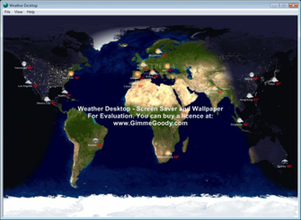 Weather Desktop This Is The Main Window Of That