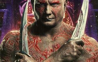 Drax The Destroyer Background Wallpaper Baltana