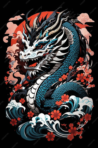 Japanese Dragon Tattoo Wallpaper