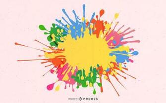 Painted Summer Fest Background Vector