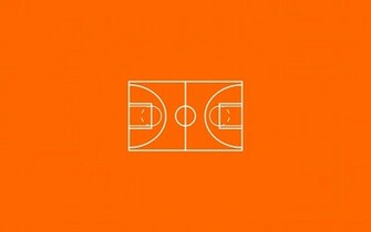 Minimalism Basketball Court Wallpaper