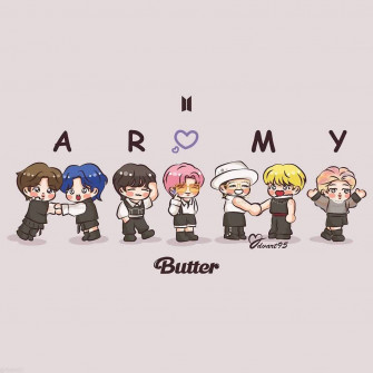 Wallpaper Bts Cartoon
