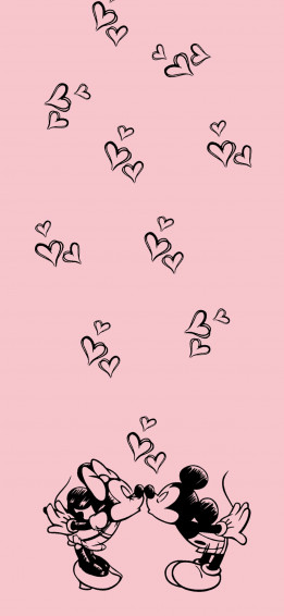 Mickey Minnie Mouse Pink Wallpaper