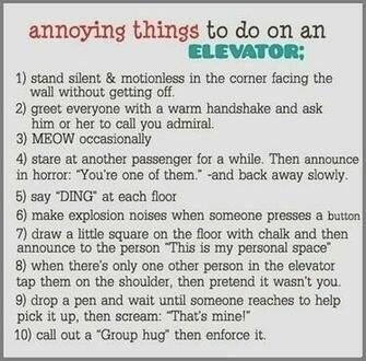 Most Awesome Wallpaper Annoying Things To Do On An Elevator