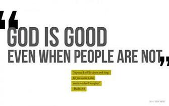Wallpaper God Is Good Used Days