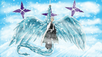 Hitsugaya Toshiro Bankai By Silverdrawing88