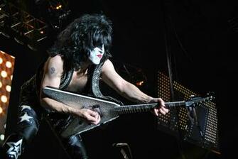 Kiss Heavy Metal Rock Bands Concert Guitar Q Wallpaper Background