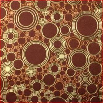 China Magic Circle Modern Wallcovering Top Metallic Wallpaper