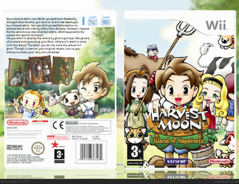 Harvest Moon Island Of Happiness Box Cover By Wallpaper