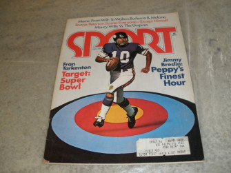 Vintage Sport Magazine Fran Tarkenton January