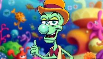 Handsome Squidward Wallpaper