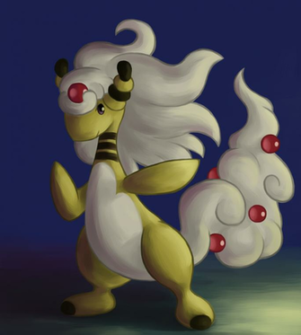 Mega Ampharos By Rabid Fangirl212