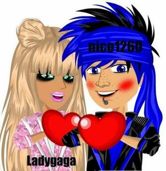 Lady Gaga Et Nico1260 Of Moviestarplanet French By Lauraphilippeau