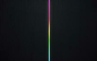 Wallpaper Vertical Colors Rainbow Black