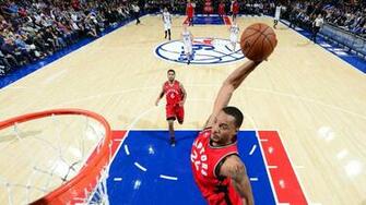 Powell Soars And Throws Down A Huge One Handed Jam Espn Video