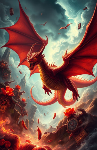 Red Dragon Gaming Wallpaper