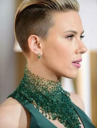 Cool Hairstyle Scarlett Johansson Scarlet Jo Amazing