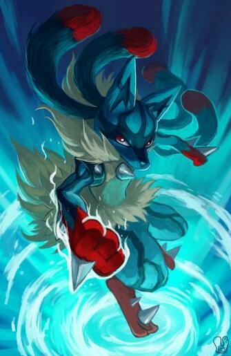 Pokemon Mega Lucario By Sa Dui