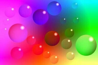 Bubbles Colorful Background Wallpaper On This