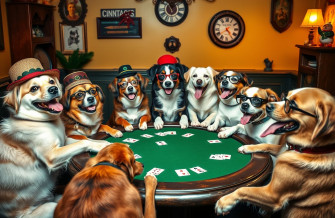 Dogs Playing Poker Wallpaper