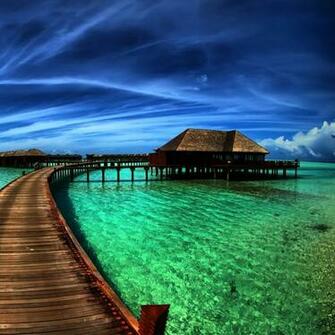 Amazing Sea Resort iPad Wallpaper iPhone