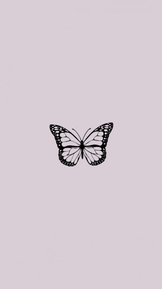 Purple Aesthetic Butterfly Wallpaper