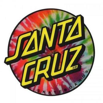 Santa Cruz Skateboards Tie Dye Dot Sticker