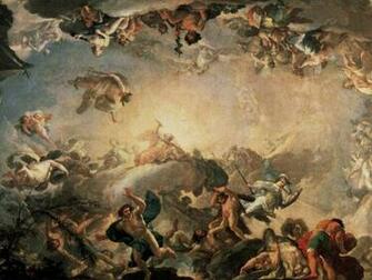 Olympus Wallpaper Greek Mythology Francisco Bayeu Y