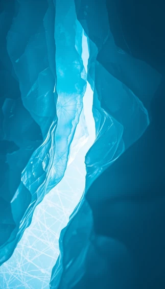 Blue Ice Wallpaper