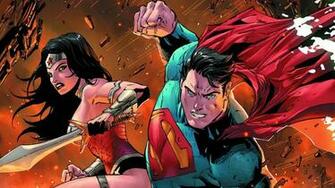 After Doom Superman And Wonder Woman Wallpaper