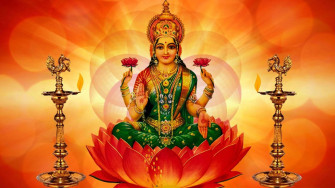 Goddess Lakshmi HD Wallpaper