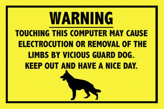 Funny Warning Signs Wallpaper