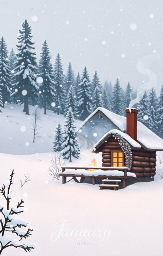 January Calendar Wallpaper