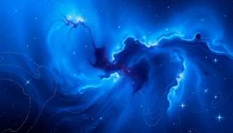 Blue Galaxy Wallpaper