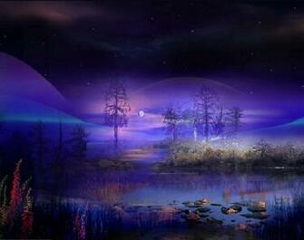 Amethyst Dreamscape Wallpaper