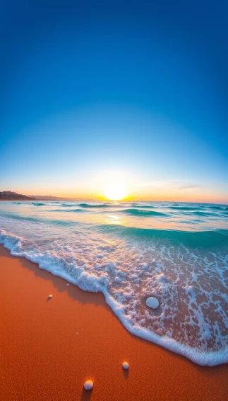 Panoramic Beach Wallpaper