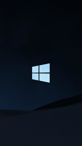Windows Logo Dark Background 4k Ultra HD Mobile Wallpaper