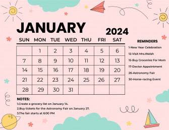 January Desktop Wallpaper