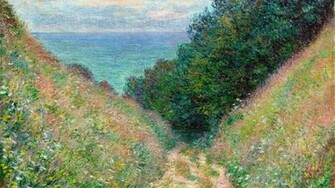 Traditional Art Claude Monet Trails Impressionism Wallpaper