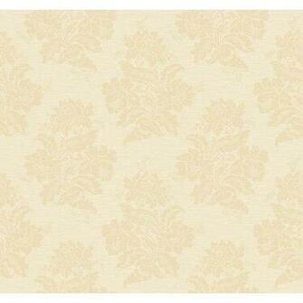 Wallcoverings Gn2490 Orange And Yellow Book Two Tone Damask Wallpaper
