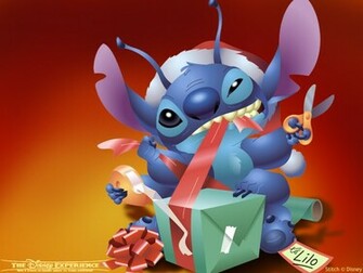 Lilo And Stitch Christmas Image Wallpaper