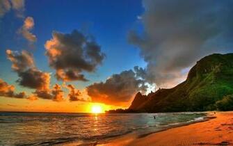 Hawaiian Beach At Night Image Business Class Backpacker Photography