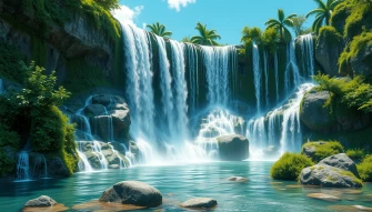 3d Waterfall Wallpaper