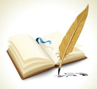 Feather Pen And Paper Wallpaper