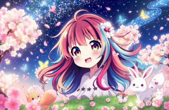 Cute Anime Girl Wallpaper