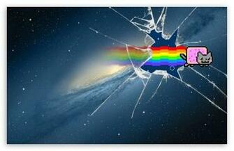 Mountain Lion Nyan Cat HD Desktop Wallpaper High Definition