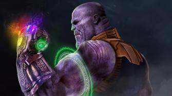 Thanos With The Gauntlet Zoom Comics